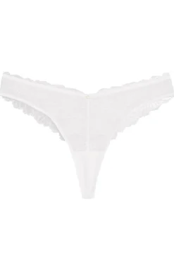 Damskie Esotiq Stringi Z Koronką|Stringi Damskie - stringi damskie białe Briana 42345-00x