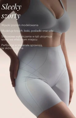 Esotiq szorty damskie modelujące Sleeky 43911-50X