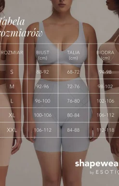Damskie Esotiq Bielizna Wyszczuplająca|Majtki Z Nogawkami - zorty dakie odeujące czarne eeky 43911-50X