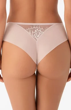 Damskie Gorsenia Brazyliany Damskie|Figi Brazylijskie - Figi brazyliany w kolorze bezowym Alicante K649