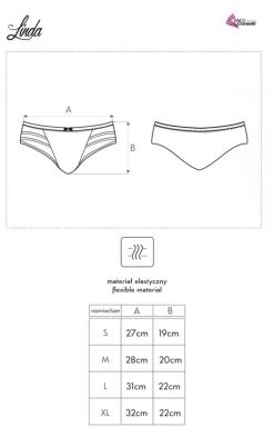 Damskie LivCo Corsetti Fashion Figi, Stringi, Panty|Figi Damskie - Figi damkie białe Linda LC 6064