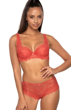 Figi damskie brazyliany ceglaste Carmela F-053/54/2