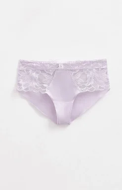 Conte Figi Hipster - Figi damskie hipster lawendowe Fleur De Lis TP7139