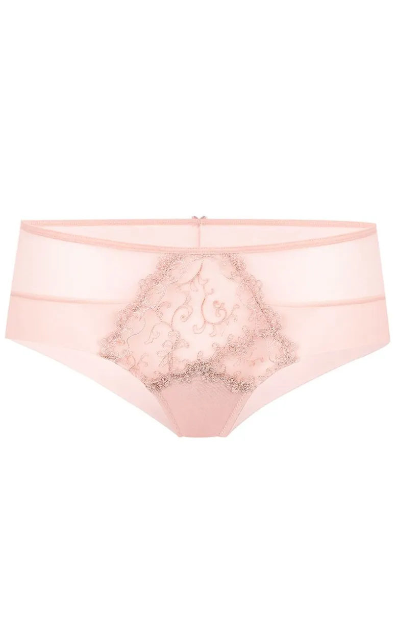 Figi damskie hipsters pudrowy róż Romance LV-SZ20