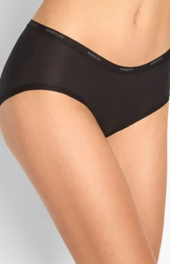 Figi damskie klasyczne czarne Thermo Active