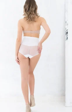 Figi damskie maxi modelujące białe Rosa