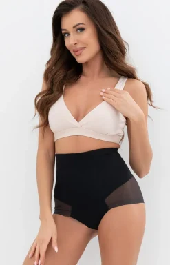 Figi damskie maxi modelujące czarne Rosa