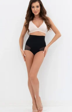 Figi damskie maxi modelujące czarne Rosa