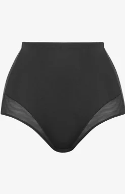 Figi damskie modelujące czarne z wysokim stanem Sibilla Microshape
