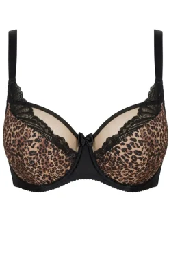 Róża Bielizna Plus Size|Biustonosze Usztywniane - Figi dakie w panterkę Panthera Ga