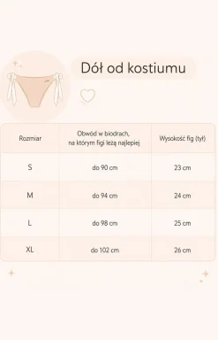 Figi kąpielowe wiązane po bokach Gigi M-03/7
