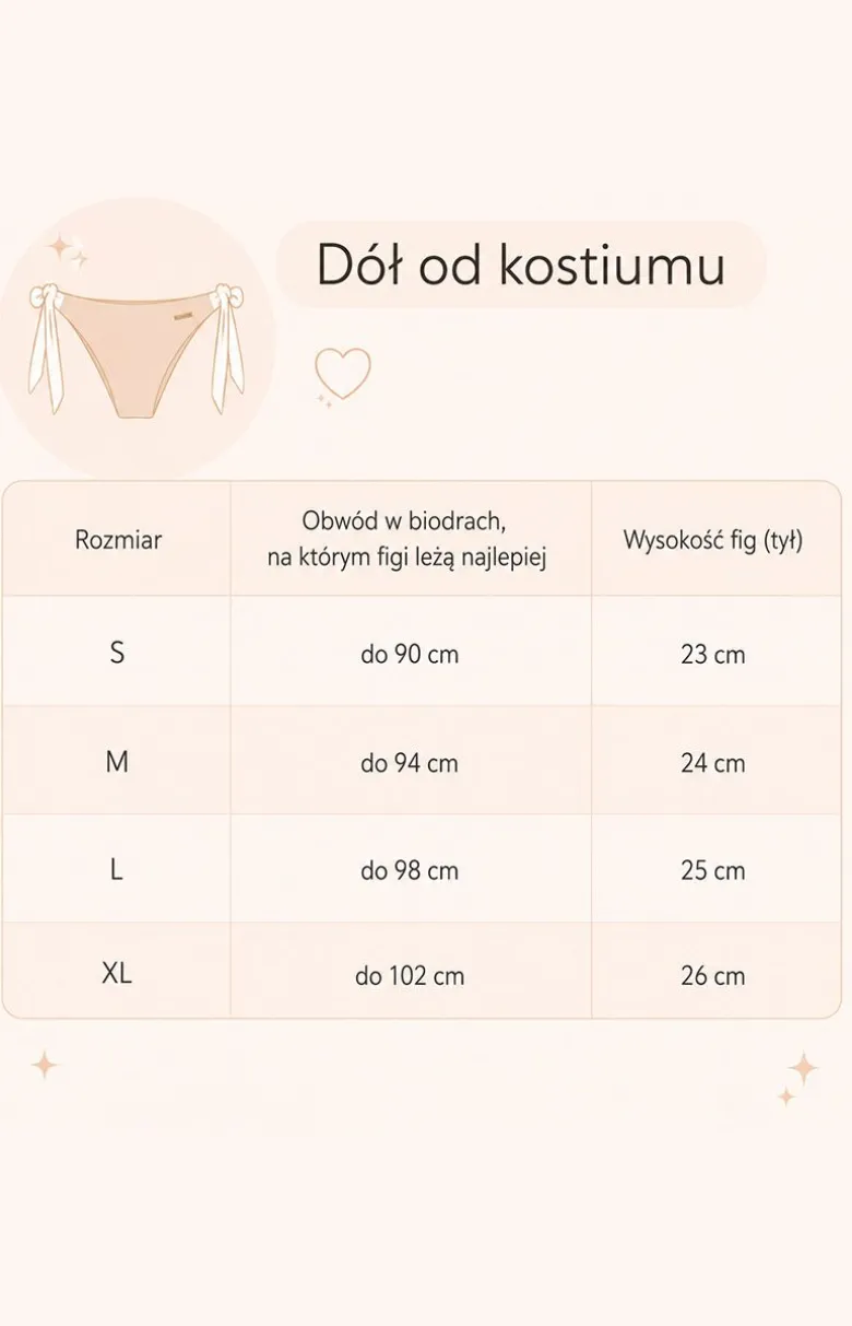 Figi kąpielowe wiązane po bokach Gigi M-03/7