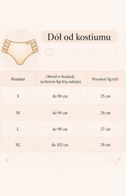 Damskie Marko Stroje Kąpielowe Dwuczęściowe|Dół Od Stroju Kąpielowego - Figi kąpieowe z wyoki tane -014/3