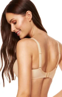Gładki beżowy biustonosz usztywniany Venus B5