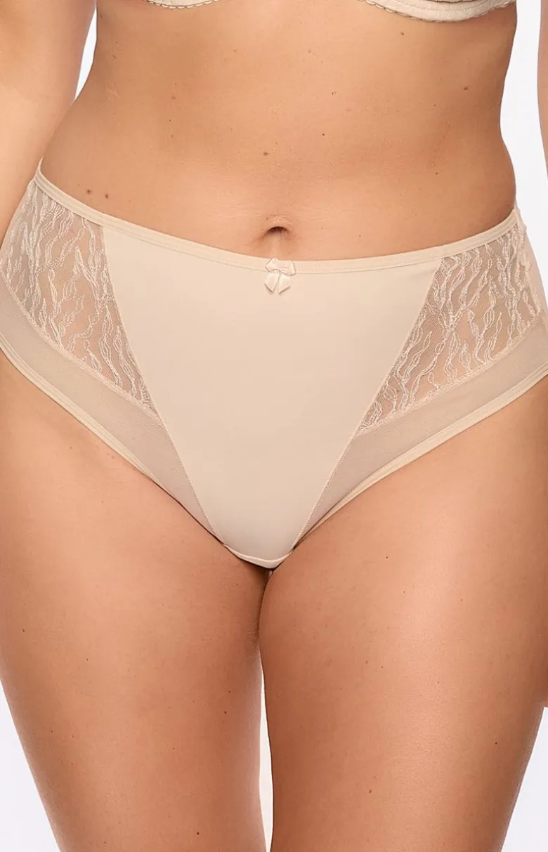 Gaia biustonosz półusztywniany semi-soft beżowy Sabina Art.1301