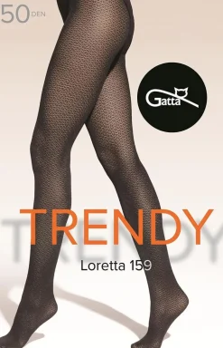 Gatta rajstopy damskie czarne Loretta wz.159 50 DEN