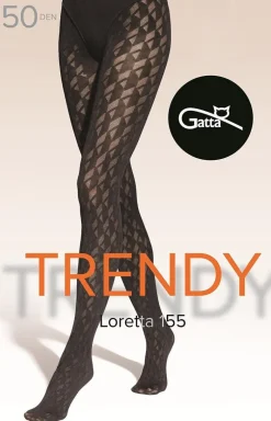 Gatta rajstopy damskie czarne Loretta wz.155 50 DEN