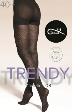 Gatta rajstopy damskie czarne 40 DEN Modeline wz.08
