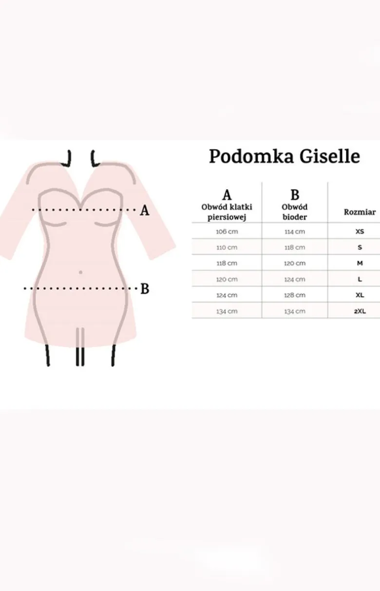 Giselle szlafrok satynowy