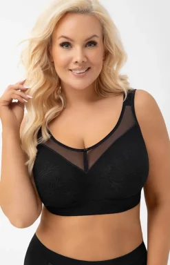 Gorsenia biustonosz miękki soft czarny Roma G017