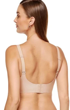 Gorteks beżowy biustonosz miękki soft bez fiszbin plus size Misty
