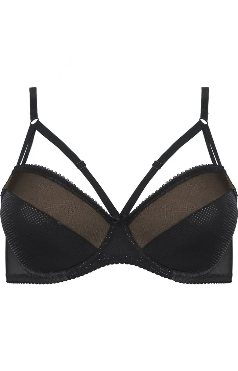 Gorteks biustonosz push-up czarny Celine B1