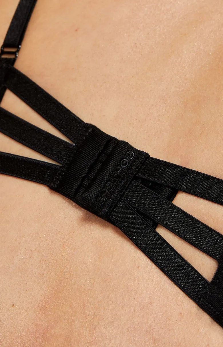 Gorteks biustonosz push-up czarny Celine B1