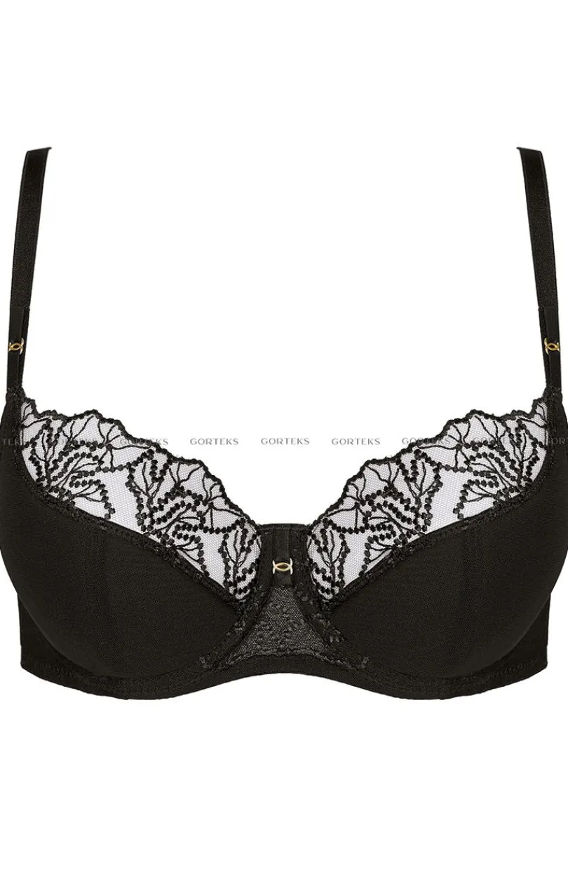 Gorteks Biustonosze Semi-Soft - biustonosz półusztywniany semi-soft z haftem Madame B3
