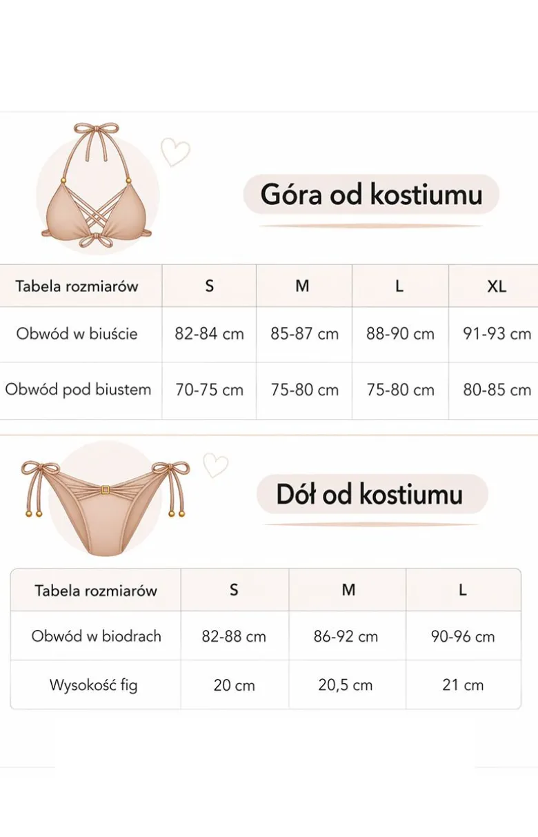 Góra do kostiumu push-up Doha M-804/6