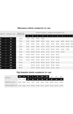 Damskie Lorin Stroje Kąpielowe Dwuczęściowe|Bielizna Plus Size - Góra od stroju kąpielowego L2652/5/B