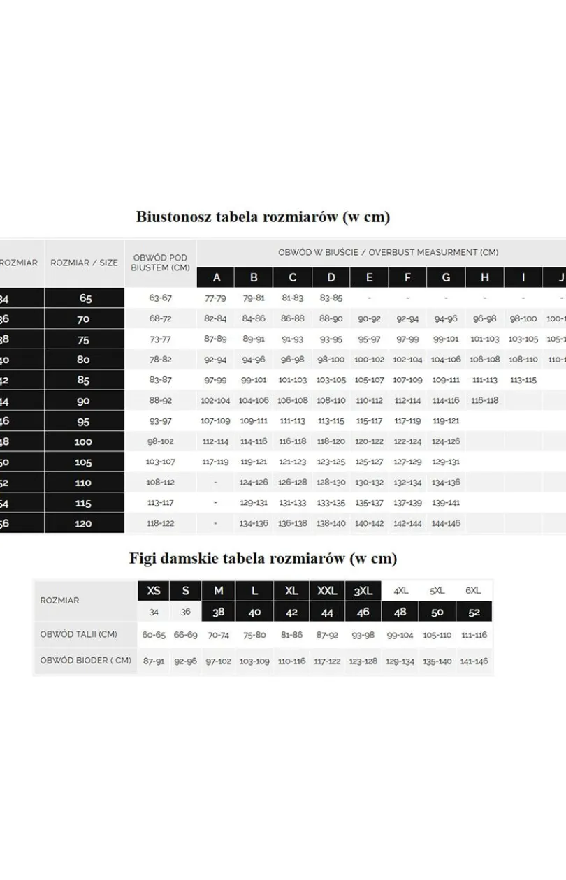 Damskie Lorin Stroje Kąpielowe Dwuczęściowe|Bielizna Plus Size - Góra od stroju kąpielowego L2652/5/B
