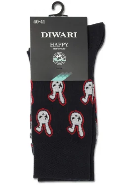 Męskie Conte Skarpety Męskie - Happy skarpetki męskie w króliki