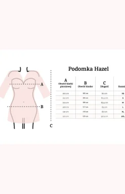 Hazel podomka/szlafrok