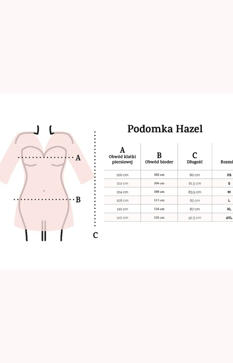Hazel podomka/szlafrok