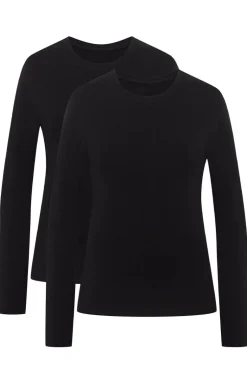 Henderson 2-pak podkoszulka damska z długim rękawem Blue 42862-K001