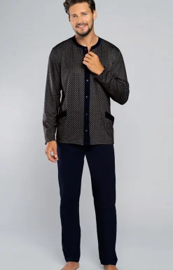 Męskie Italian Fashion Piżamy Męskie - Joachim piżama męska dł.dł.