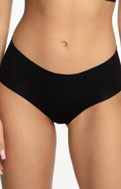 Julimex bezszwowe figi damskie czarne Infinity Classic