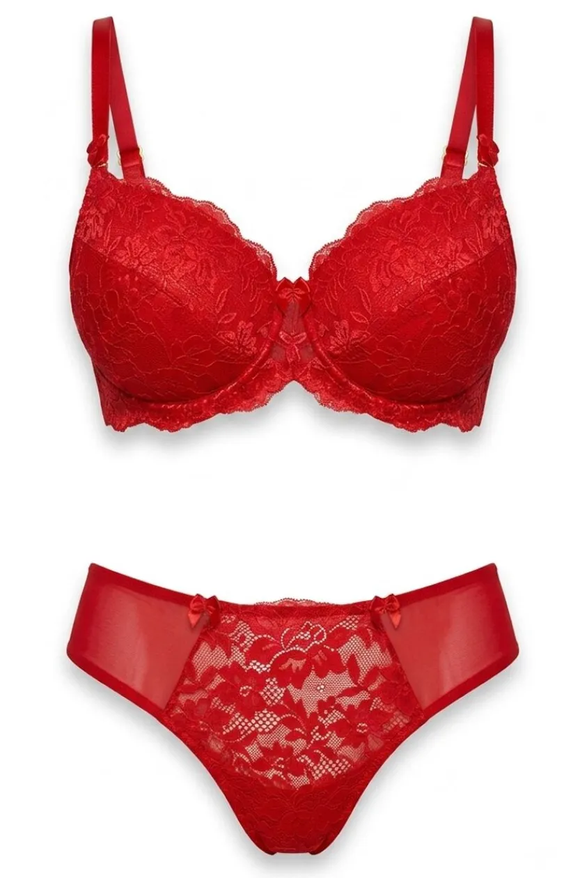 PariPari Lingerie Biustonosze Push-Up - Katia biustonosz push-up z odpinanymi ramiączkami