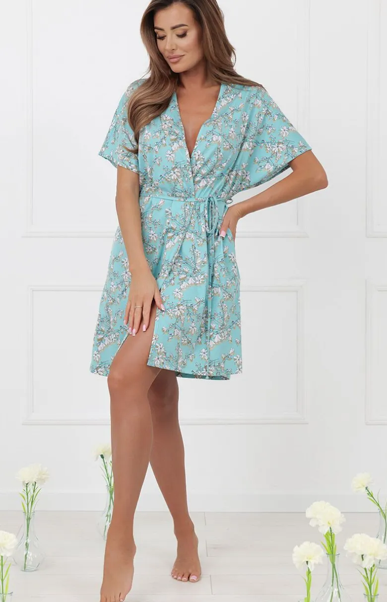 Kimono damskie z krótkim rękawem Hikari