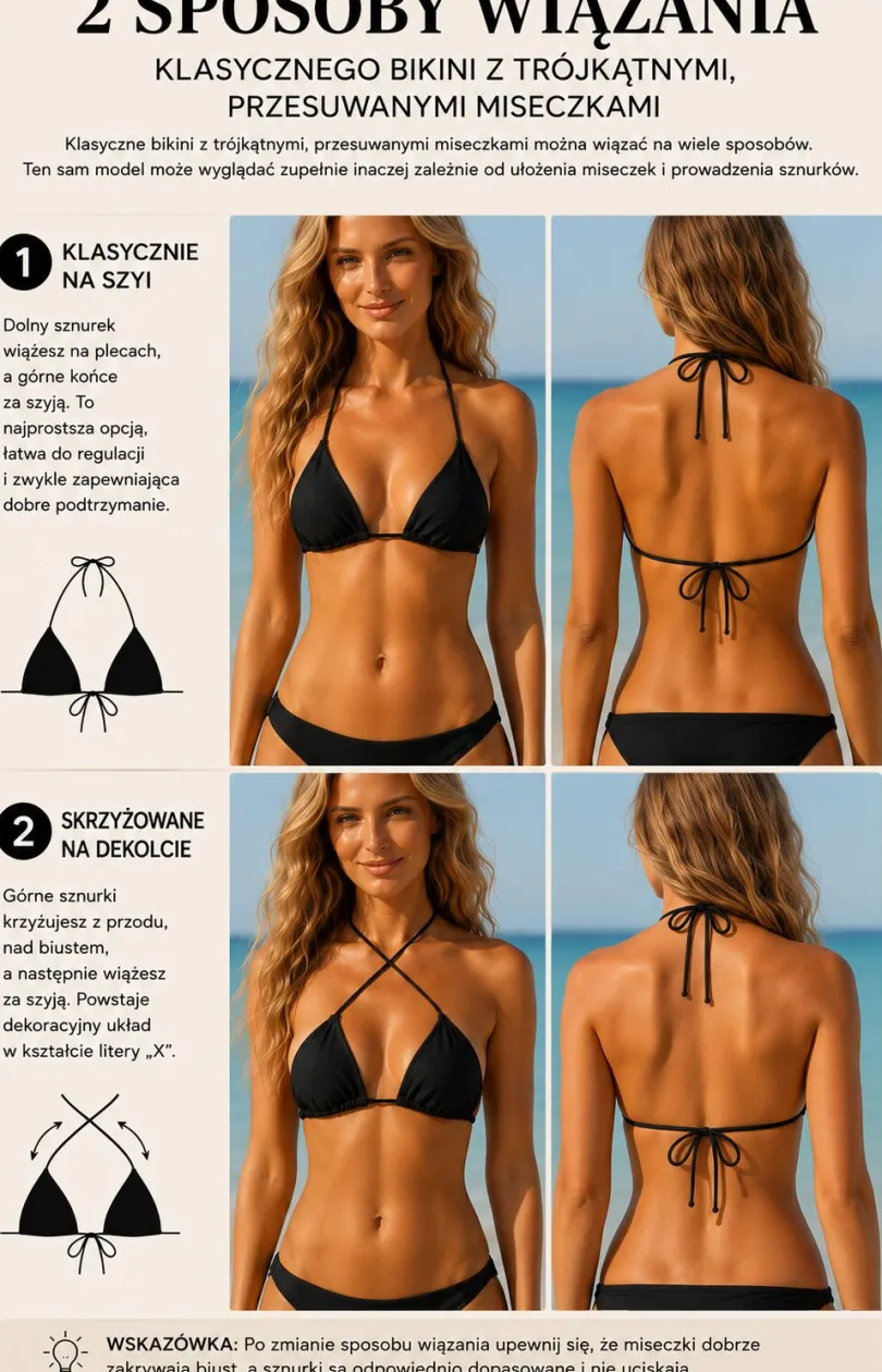 Damskie PURE SIN Stroje Kąpielowe Dwuczęściowe|Bikini Damskie - Kayczna góra troju kąpieowego czarna bikini TROPICA IN