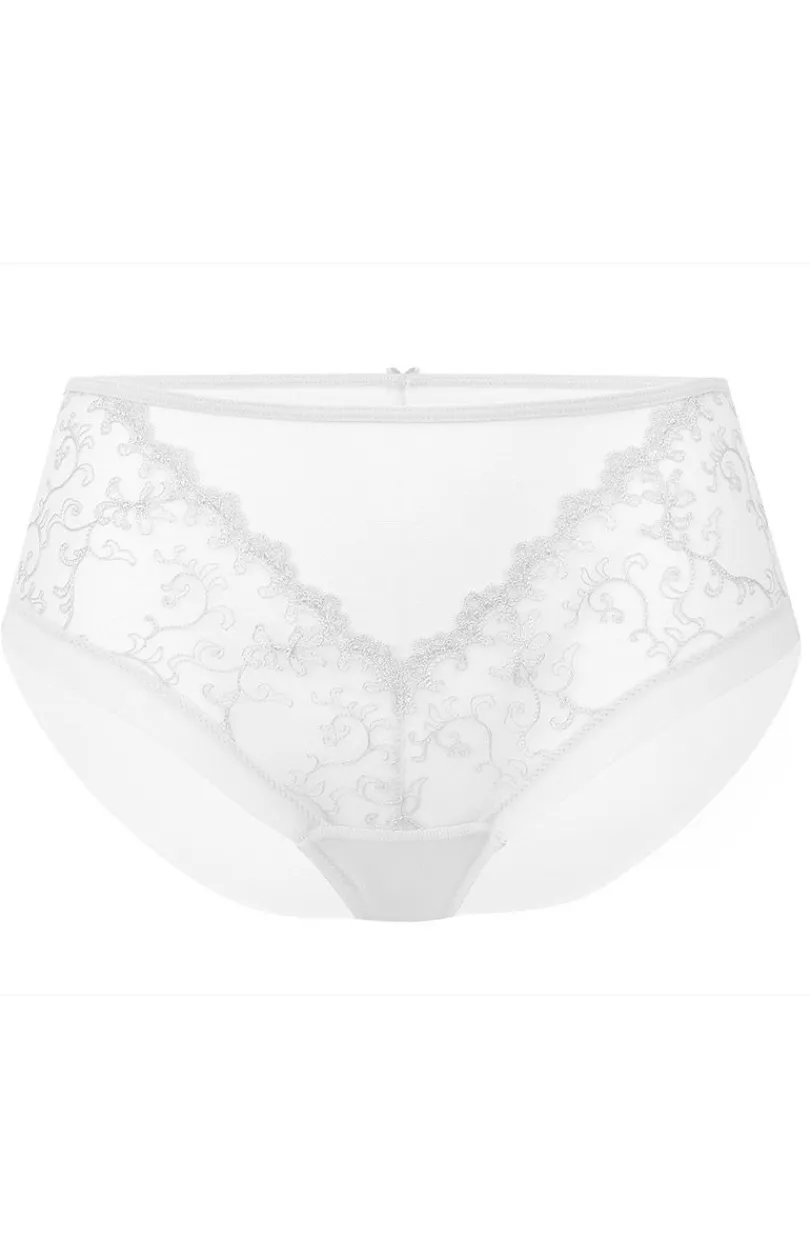Damskie Le Vernis Figi Hipster|Panty Damskie - Kayczne figi dakie białe Roance V-F20