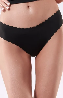 Klasyczne figi damskie czarne Shellie