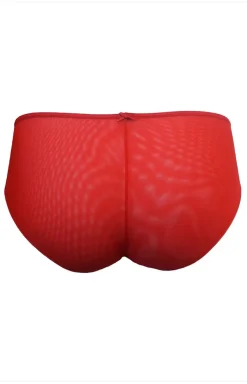 Damskie Le Vernis Figi Hipster|Panty Damskie - Kayczne figi dakie czerwone Roance V-F20
