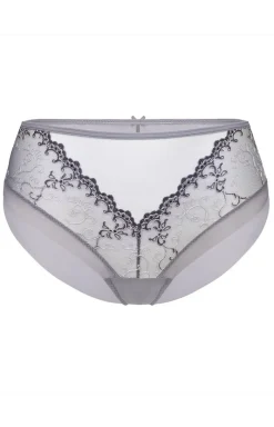 Damskie Le Vernis Figi Hipster|Panty Damskie - Kayczne figi dakie grafitowe Roance V-F20