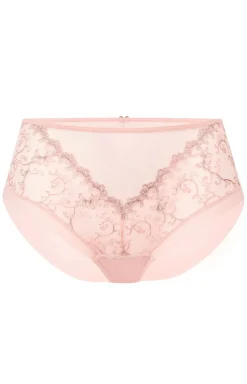 Damskie Le Vernis Figi Hipster|Panty Damskie - Kayczne figi dakie pudrowy róż Roance V-F20