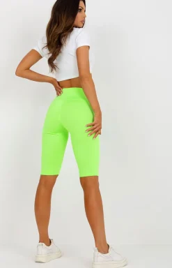 Damskie EX MODA Legginsy|Kolarki Damskie - Kolarki damskie zielone EM-LG-574-1.40