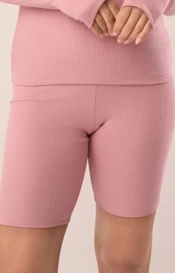 Damskie Babell Legginsy|Kolarki Damskie - Koarki damkie z wyokim tanem antyczny róż 3006