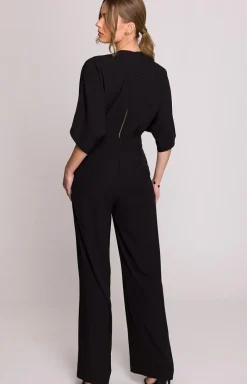 Stylove Moda - Kobinezon daski z dekote kopertowy S395