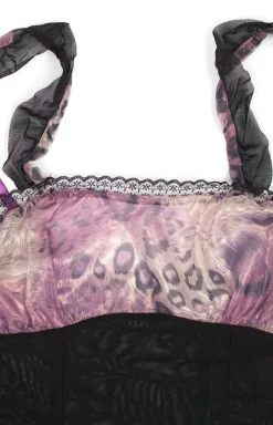 Komplet bielizny koszulka i stringi Adsila LC 30098