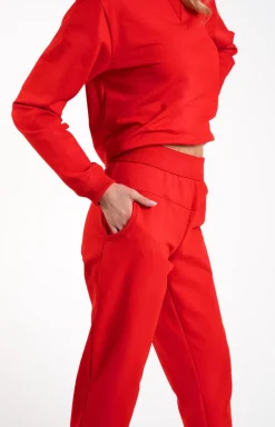 Italian Fashion Moda|Bielizna Homewear - Kopet dreowy z długi rękawe i długii podniai Panaa